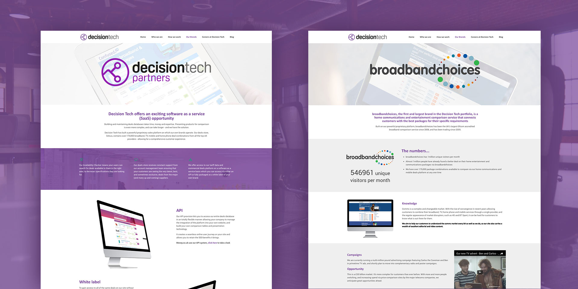 Decision Tech Website