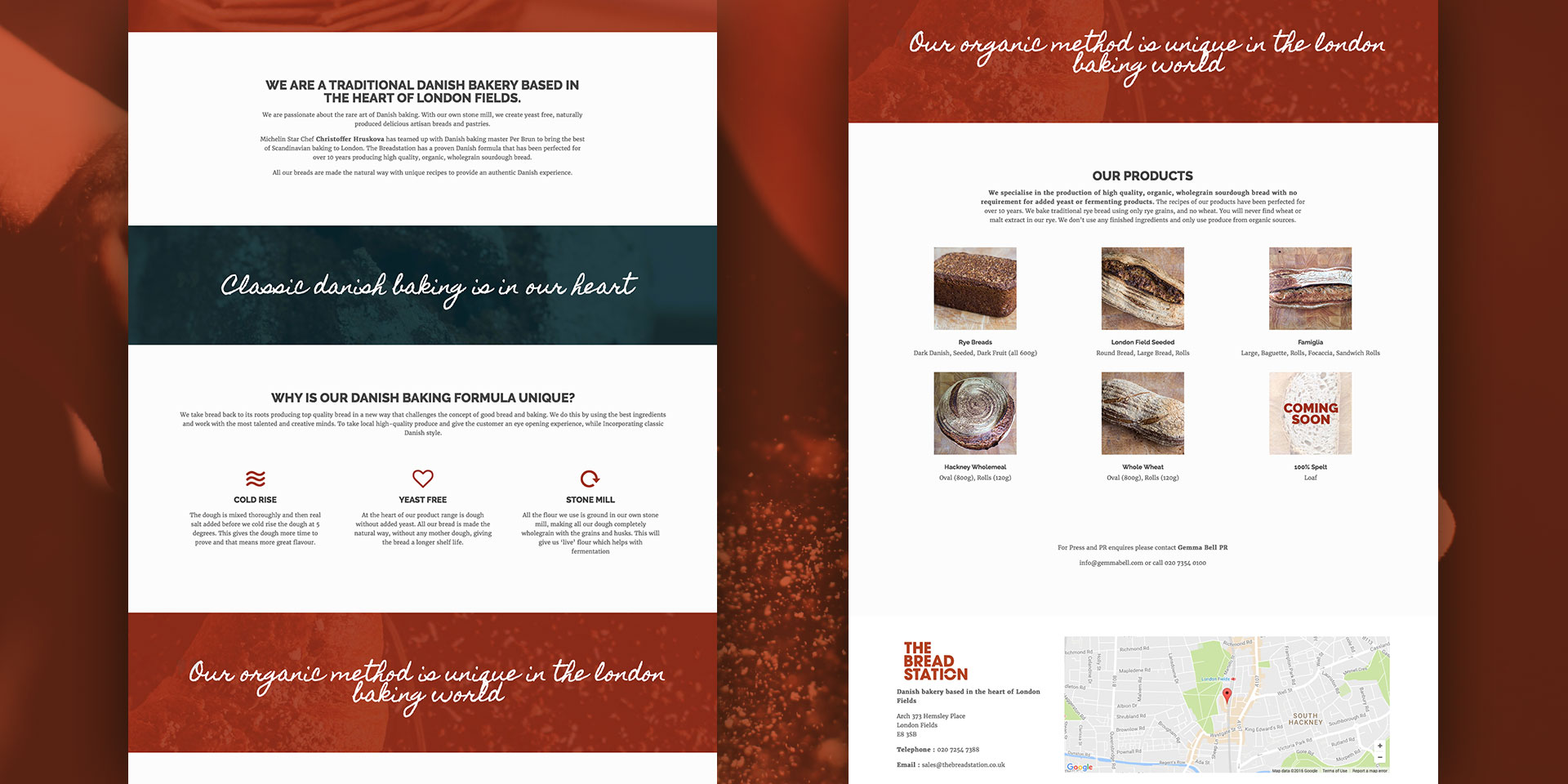 The Bread Station Website 2 The Bread Station Website